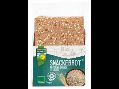 Bohlsener Mühle Snäckebrot Roggen & Quinoa 200g