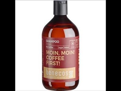 benecos benecosBIO Shampoo Energie BIO-Kaffee - MOIN MOIN! COFFEE FIRST! 500ml