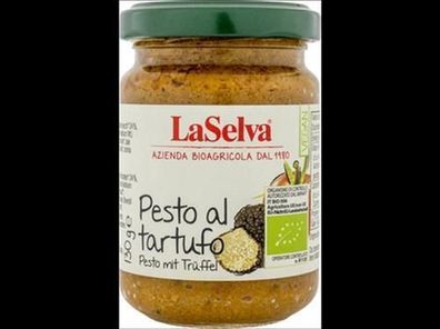 LaSelva Pesto al tartufo - Tomaten Würzpaste mit Trüffel 1% 130g