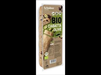 Schnitzer Glutenfreiheit Bio Ciabatta Olive 180g