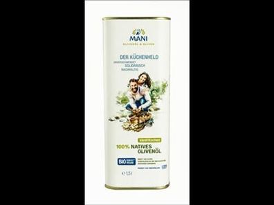 MANI® MANI, 100% natives Olivenöl, bio 1,5l