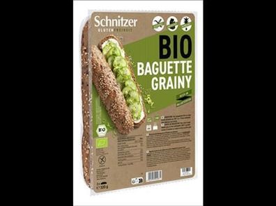 Schnitzer Glutenfreiheit Bio Baguette Grainy 320g