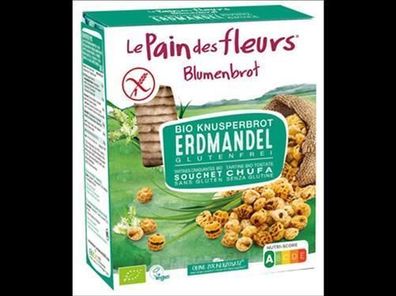 Blumenbrot - Le Pain des Fleurs Bio Knusperbrot Erdmandel 150g