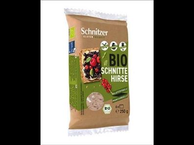 Schnitzer Glutenfreiheit Bio Schnitte Hirse 250g