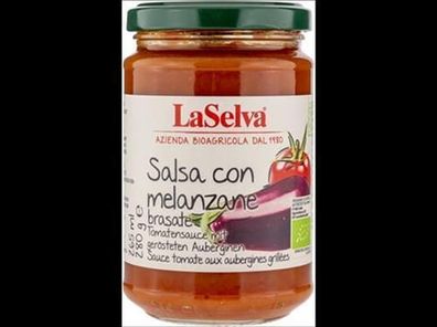 LaSelva Tomatensauce mit gerösteten Auberginen 280g