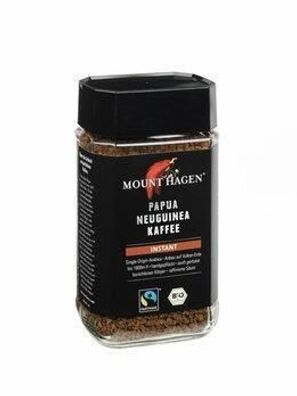 MOUNT HAGEN Mount Hagen Bio Fairtrade Instant Kaffee PNG 100g