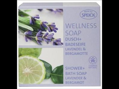 Made by Speick Wellness Soap, Dusch + Badeseife Lavendel & Bergamotte 200g