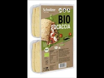 Schnitzer Glutenfreiheit Bio Focaccia 220g