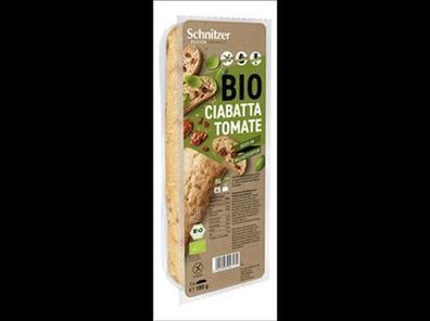 Schnitzer Glutenfreiheit Bio Ciabatta Tomate 180g