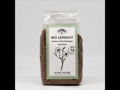 Planet Nature Planet Nature Bio Leinsaat braun 400g 400g