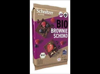 Schnitzer Glutenfreiheit Bio Brownie Schoko 140g