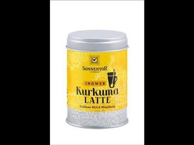 Sonnentor Kurkuma Latte Ingwer, Dose 60g