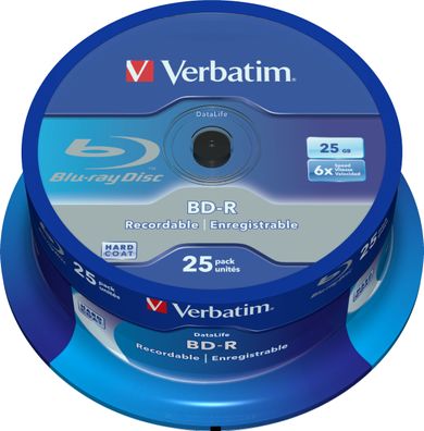 Verbatim BD-R 25GB/1-6x Cakebox (25 Disc)