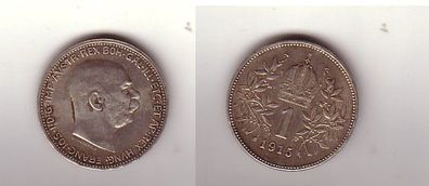 1 Krone Silber Münze Österreich 1915 (112747)