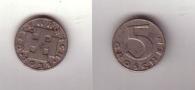 5 Groschen Nickel Münze Österreich 1931 (112485)