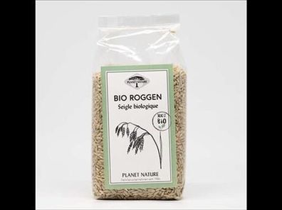 Planet Nature Planet Nature Bio Roggen ganz 500g 500g