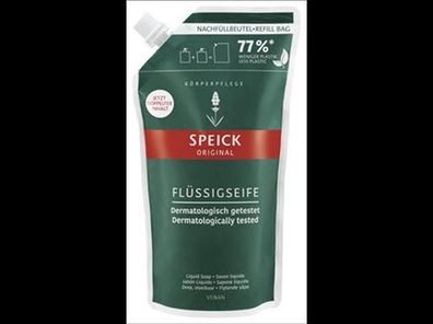 Speick Speick Original Flüssigseife, Nachfüllbeutel 600ml