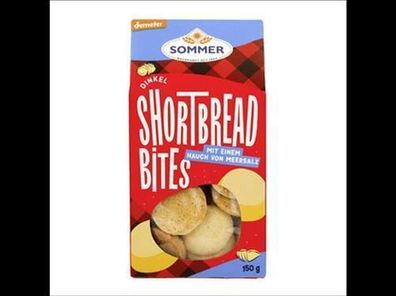 SOMMER Dinkel Shortbread Bites mit einem Hauch von Meersalz 150g