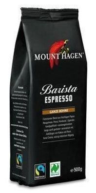 MOUNT HAGEN Mount Hagen Bio FT Espresso Barista, ganze Bohne 500g