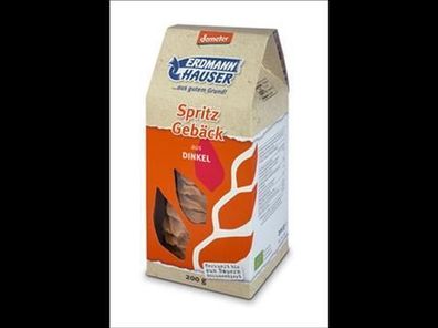 ErdmannHAUSER Getreideprodukte demeter Dinkel-Spritzgebäck 200g