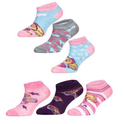 Paw Patrol Socken Set – 3 Paar Sneaker Strümpfe für Mädchen - Größe: