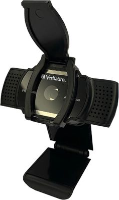 Verbatim AWC-01 Webcam – Stabile Laptop-Befestigung und USB-Anschluss