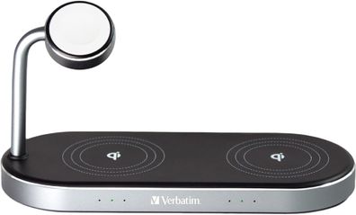 Verbatim Wireless Ladegerät 3-in-1 – Schnelles Aufladen