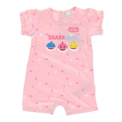 Baby Shark Baby-Strampler Baby-Outfit kuscheliger Einteiler für Babys