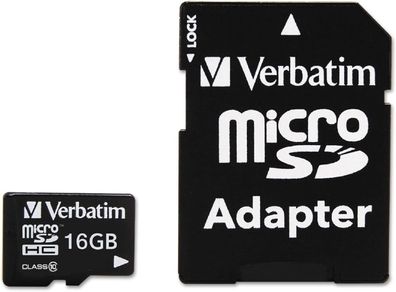 Verbatim Micro SD Speicherkarte – Inklusive SD-Kartenadapter für maximale Kompatib