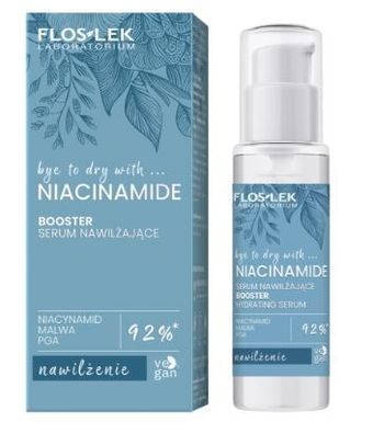 Flos-Lek Feuchtigkeits-Booster-Serum mit Niacinamid, 30 ml