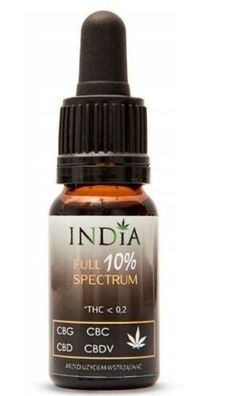 India Full Spectrum Hanföl 10% 10ml - Hochwertiges Werkzeug