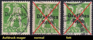 Germany REICH [1920] MiNr 0119 X ( O/used ) [01] Plattenfehler