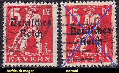 Germany REICH [1920] MiNr 0121 X ( O/used ) [01] Plattenfehler