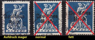 Germany REICH [1920] MiNr 0123 X ( O/used ) [02] Aufdruck