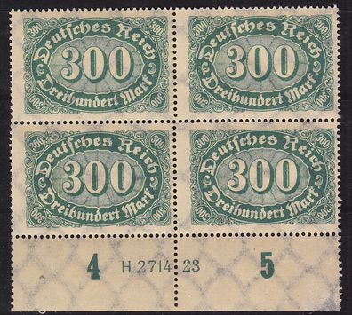 Germany REICH [1922] MiNr 0249 HAN ( * */mnh ) [01] 4er