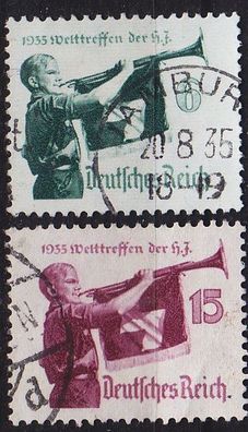 Germany REICH [1935] MiNr 0584-85 x ( O/used ) [02]