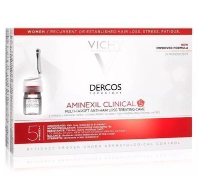 Vichy Aminexil Clinical 5 Haarausfall Behandlung 21 Ampullen