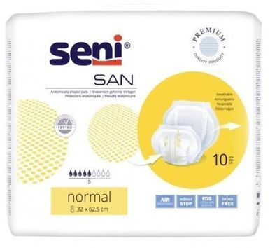 Seni San Normal, 10 Stk., TZMO Piel. anat