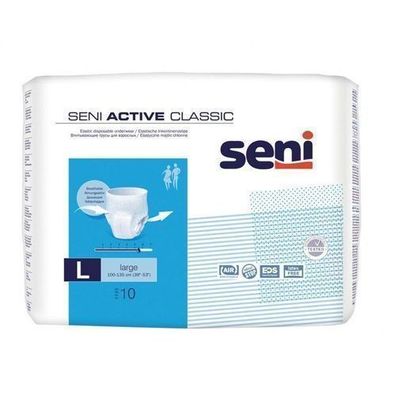 Seni Active Classic Inkontinenzhosen L 10 Stück