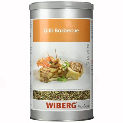 Wiberg Grill Barbecue Gewürzsalz in der Aromabox feinste Gewürze 910g
