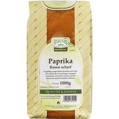 Fuchs Professional Rosen Paprika fruchtig scharf gemahlen 1000g