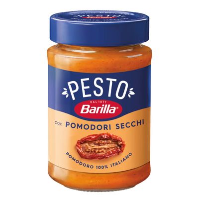 Barilla Pesto Pomodori Secchi mit knackigen Tomatenstückchen 200g