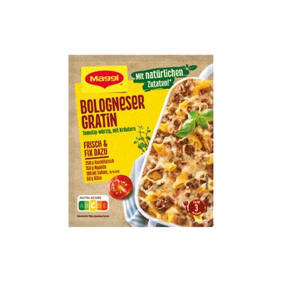 Maggi Fix für Bologneser Gratin fein würzig für leckere Aufläufe 35g