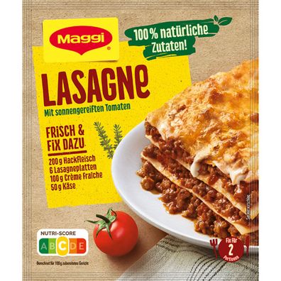 Maggi Fix für Lasagne würzig tomatig natürliche Zutaten 30 g