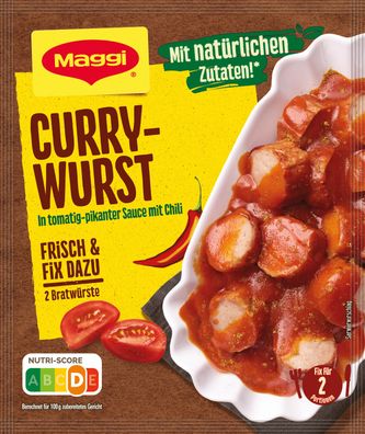 Maggi fix&frisch Currywurst