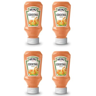 Heinz Cocktail Sauce Kopfsteher Squeeze Flasche 220 ml 4er Pack