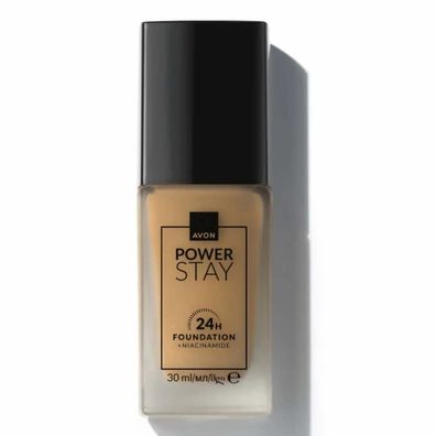 AVON Power Stay Langanhaltende flüssige Foundation Pure Beige 315N