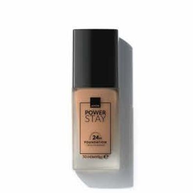 AVON Power Stay Langanhaltende flüssige Foundation Honey Beige 330P