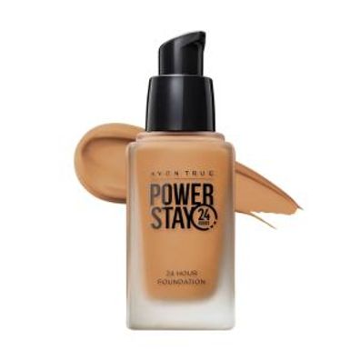 AVON Power Stay Langanhaltende flüssige Foundation Light Beige 210N