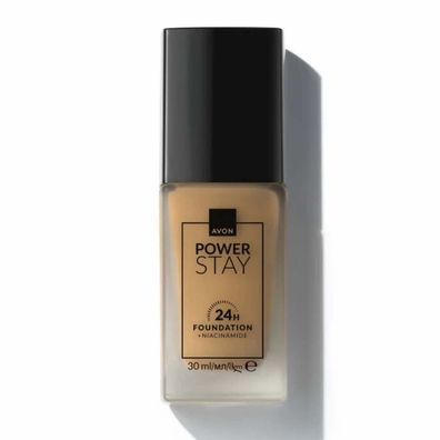 AVON Power Stay Langanhaltende flüssige Foundation Medium Beige 310N